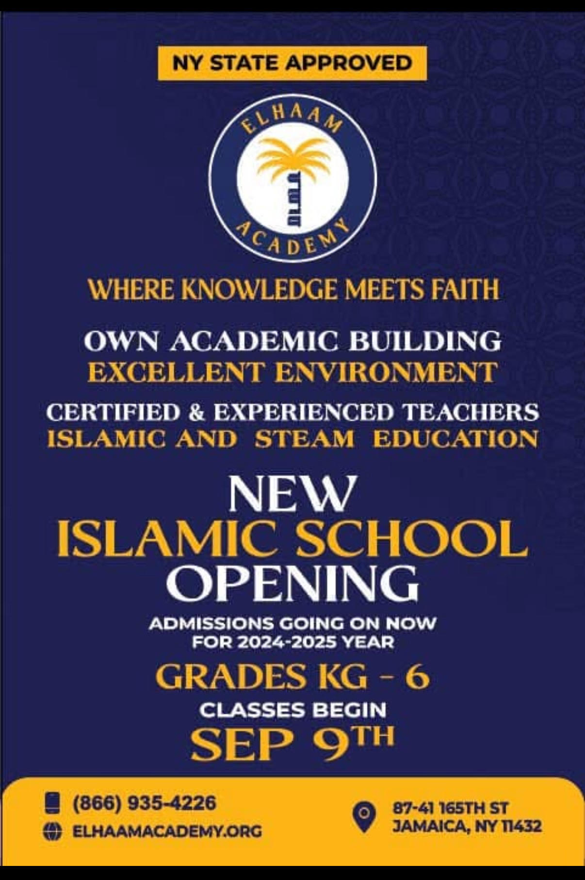 New School Launch - Elhaam Academy